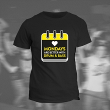 Drumbassterds "Mondays" Black/Yellow