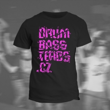 Drumbassterds "Broken Glass" Black/Pink