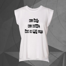 Tílko Drumbassterds "All Day, All Night" White/Black